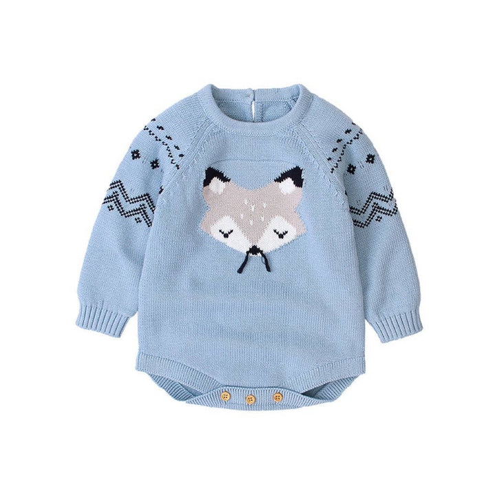ROMPER CARTOON FOX LONG SLEEVE