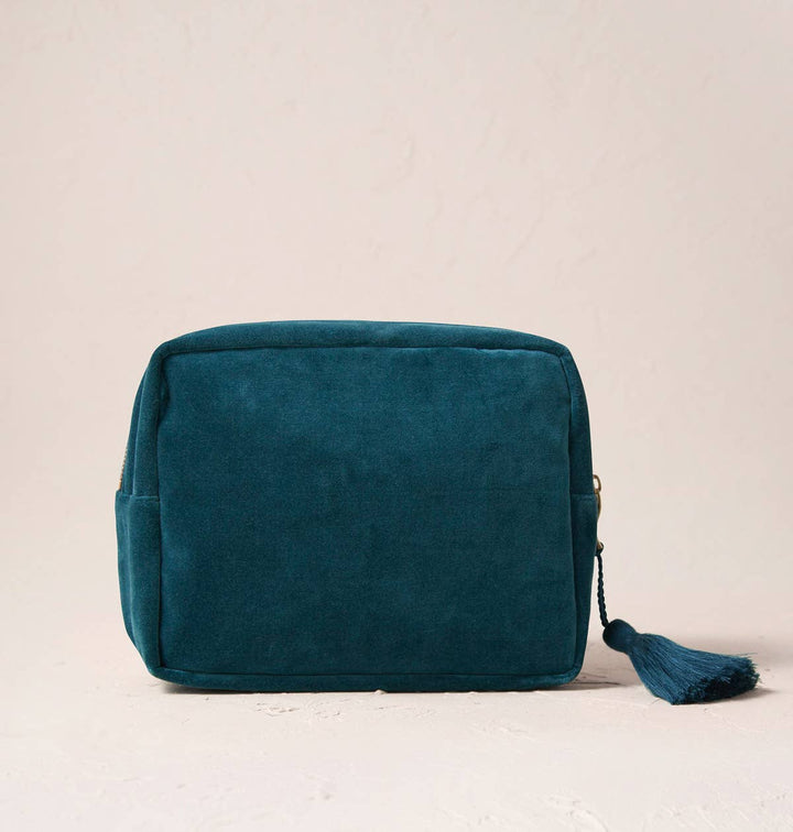 WASH BAG WILDFLOWER RICH BLUE