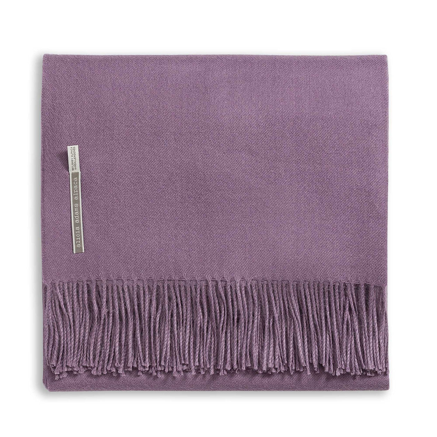 ALICIA ADAMS ALPACA THROW CLASSIC SOLID COLLECTION