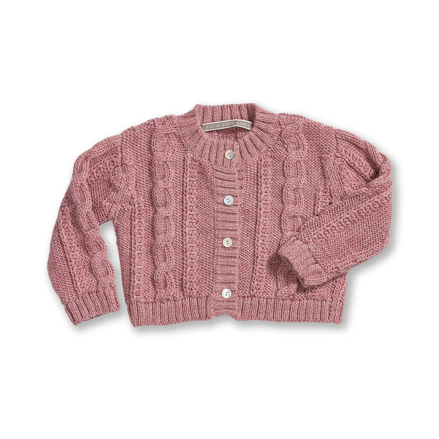 ALICIA ADAMS FAVORITE CARDIGAN BABY ALPACA (Available in Sizes and Colors)
