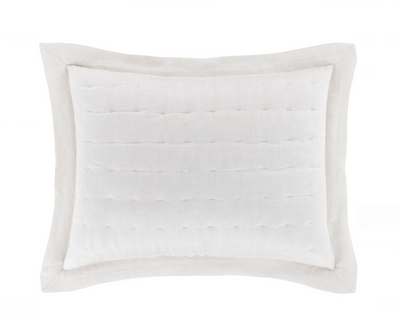 SHAM BRUSSELS QUILTED (Available in 3 Sizes and 2 Colors)