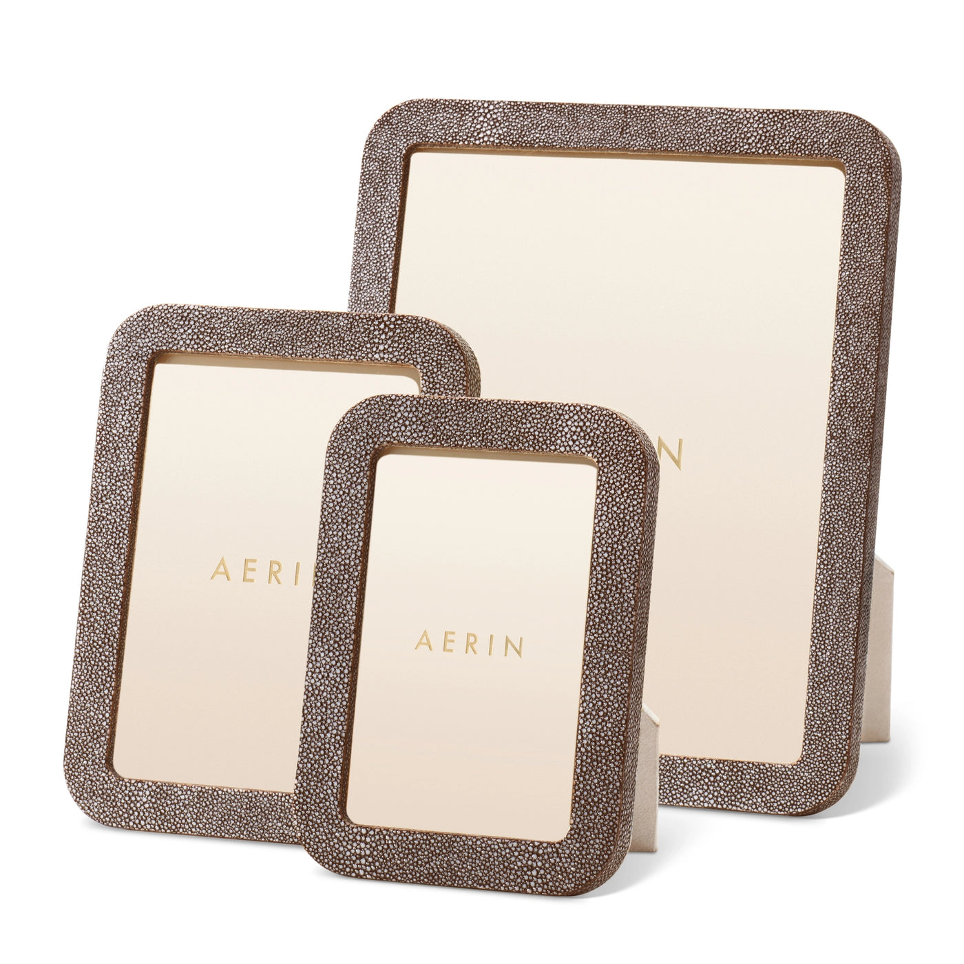 FRAME MODERN SHAGREEN CHOCOLATE