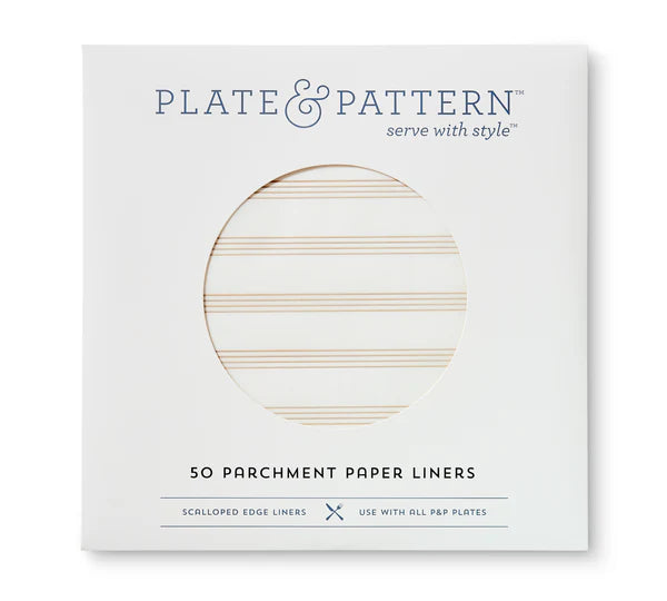 LINERS (PLATE) SANDY STRIPES SET/50