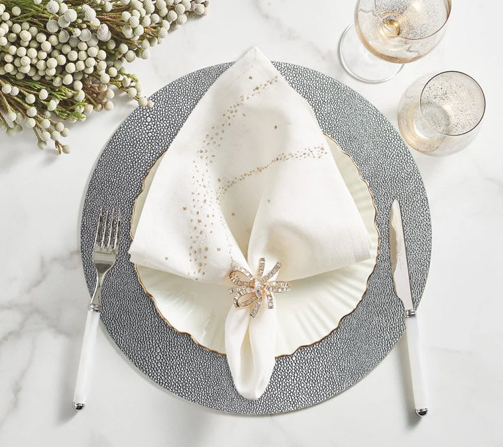 NAPKIN RING JEWELED BOW