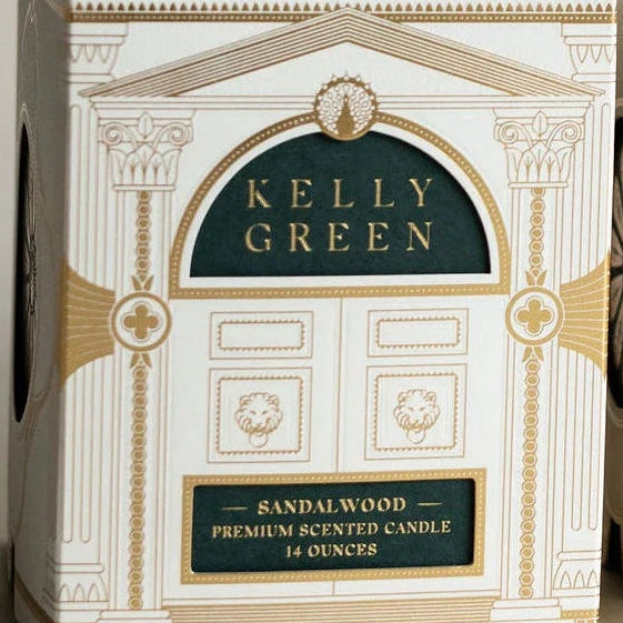 THE CANDLE KELLY GREEN 14oz
