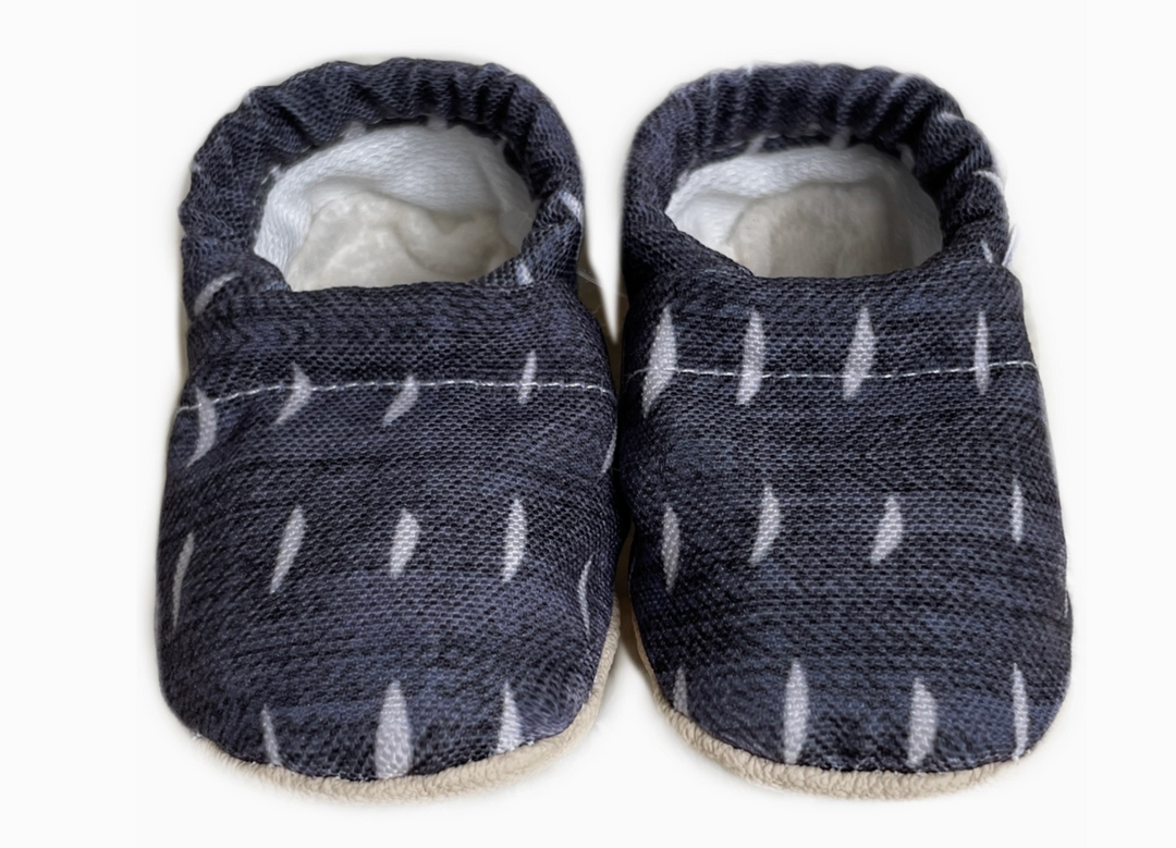 BOOTIES DARK DENIM 0-6 M