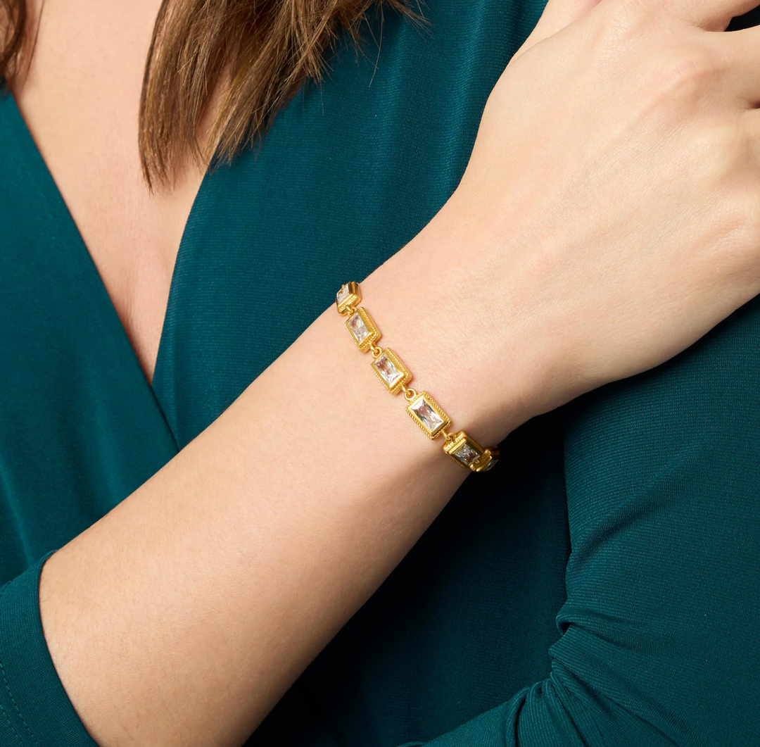 BRACELET BAGUETTE TENNIS CZ # 78048