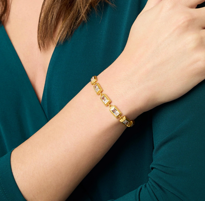 BRACELET BAGUETTE TENNIS CZ # 78048