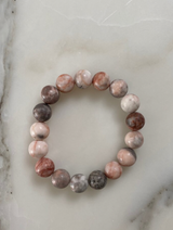 BRACELET BEADS PINK ZEBRA LARGE