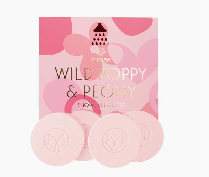 SHOWER STEAMERS WILD POPPY & PEONY