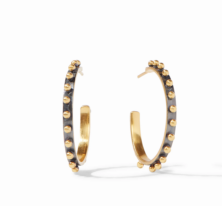 EARRING SOHO HOOP MIXED METAL