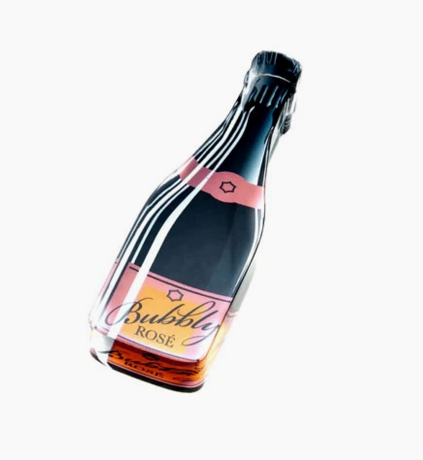 NAPKIN HOLDER PINK BUBBLY #78393