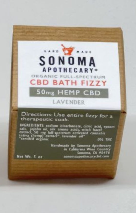 BATH FIZZY CBD LAVENDER 2oz #78489