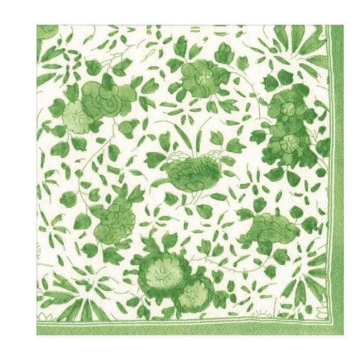 NAPKIN COCKTAIL DELFT GREEN #78503