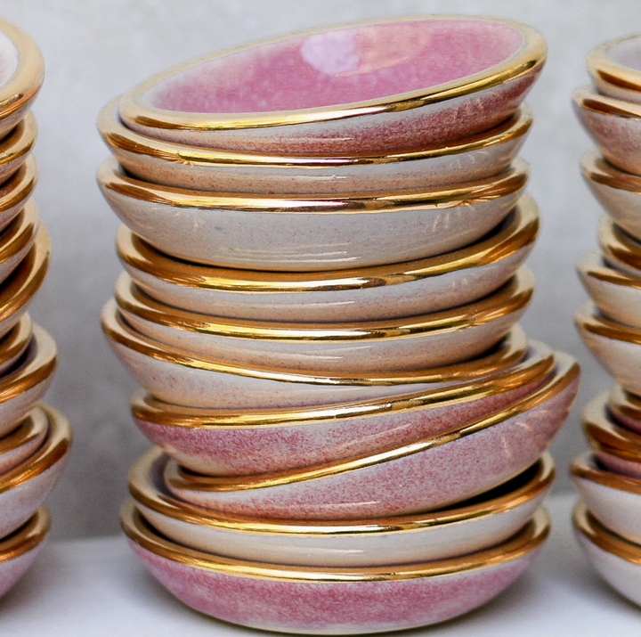 RING DISH WITH GOLD ONE HEART