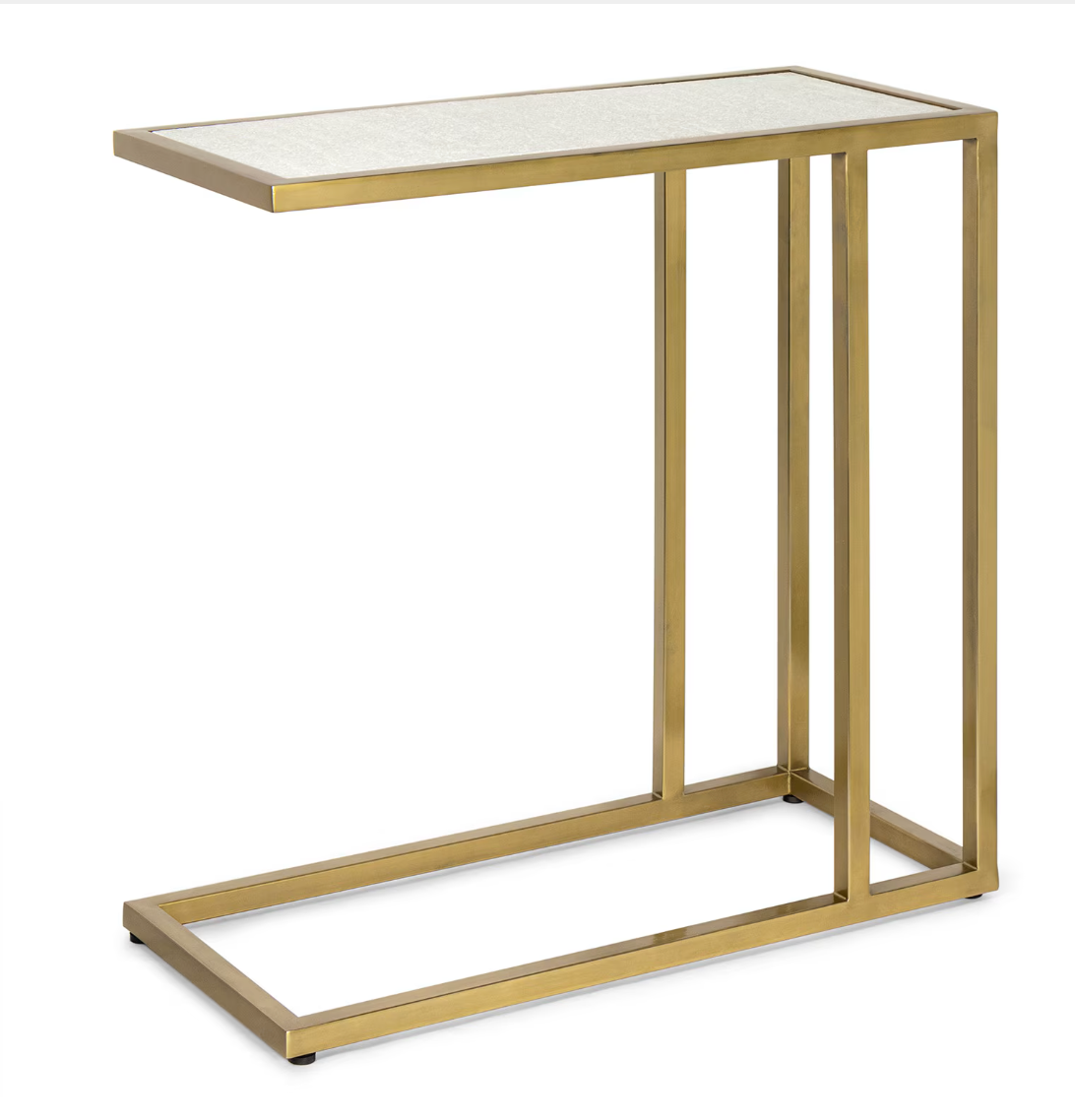 TABLE SOFA HUGGER NATURAL BRASS #78891