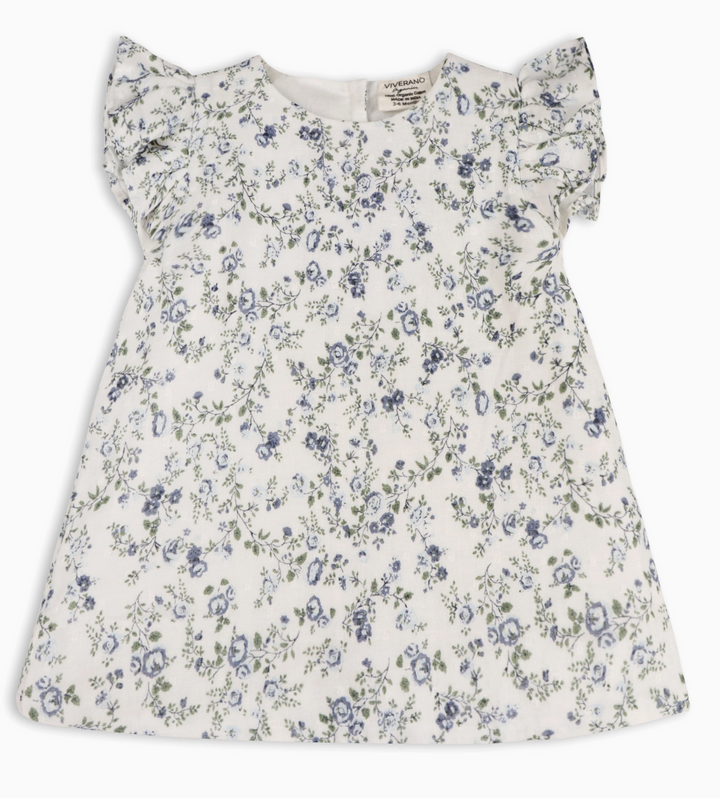S/2 BLOUSE+BLOOMER NAVY DITSY FLORAL