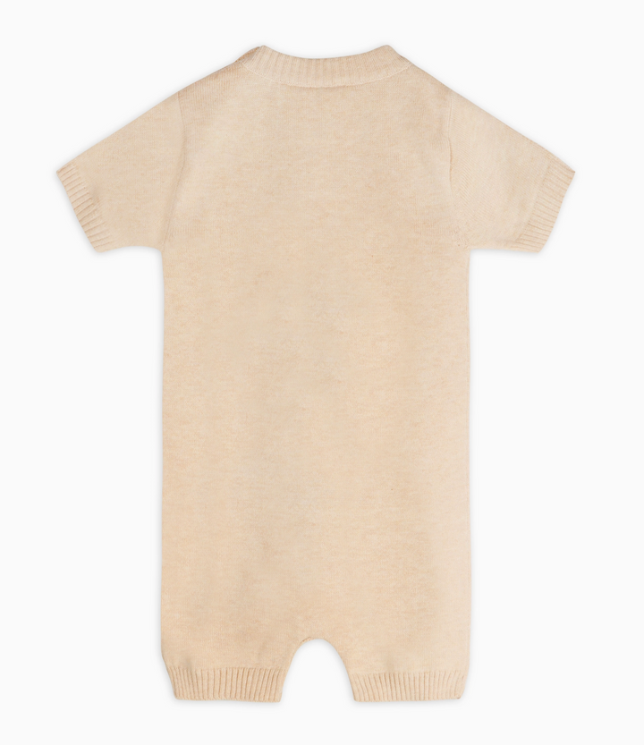 ROMPER PUPPY DOG 3D OAT HEATHER