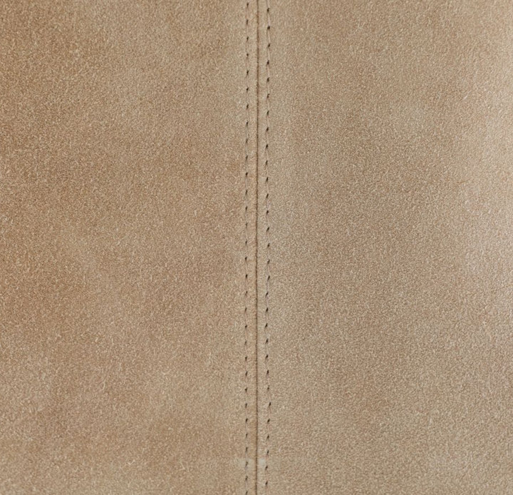 DINING CHAIR TAUPE SUEDE #79101