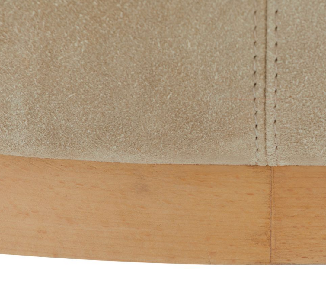 DINING CHAIR TAUPE SUEDE #79101