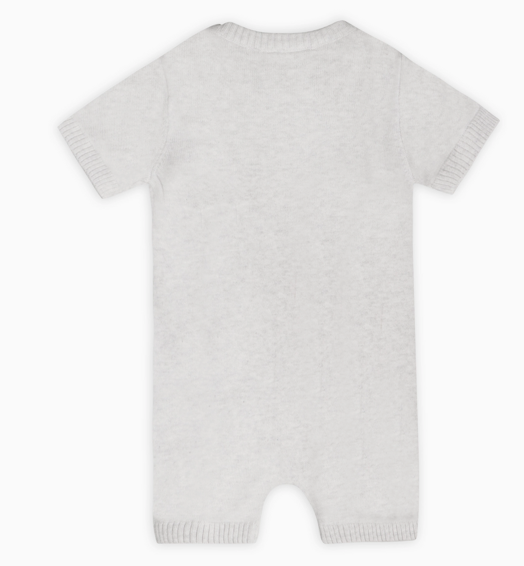 ROMPER WHALE&BIRD PEARL GREY HEATHER