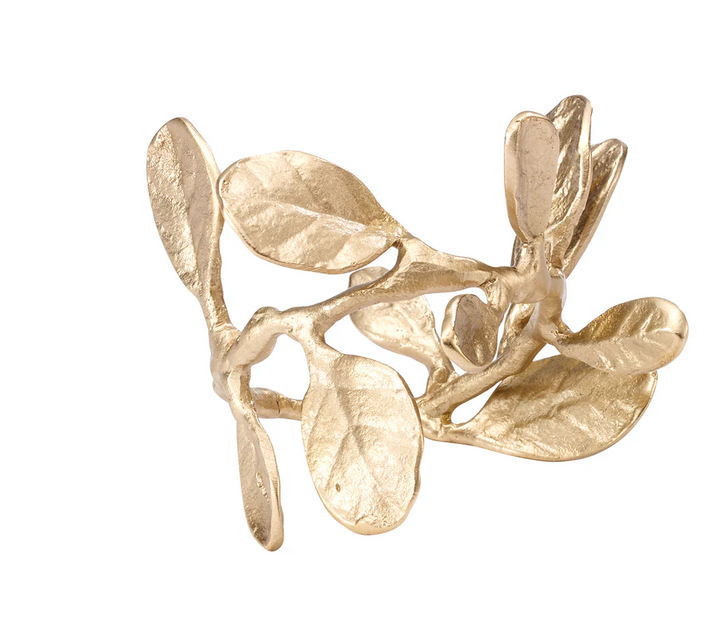 NAPKIN RING GOLD CROWN