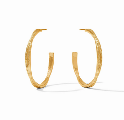 EARRINGS HOOP CHEVAL TWIST
