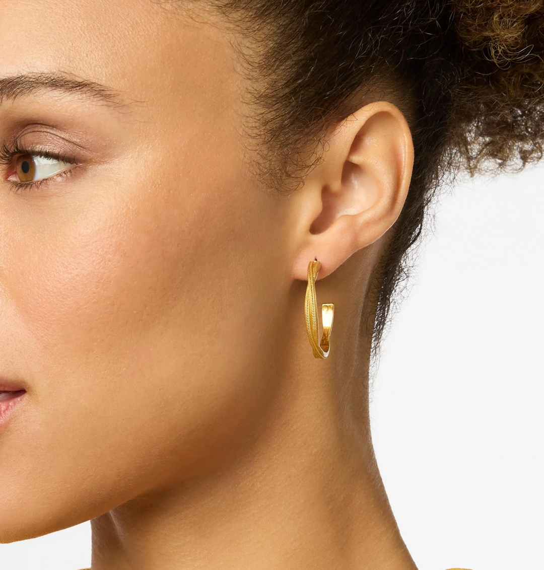 EARRINGS HOOP CHEVAL TWIST
