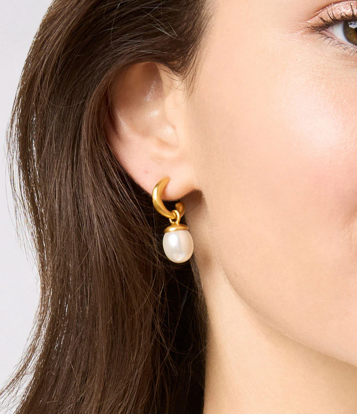 EARRING WAVE HOOP&CHARM