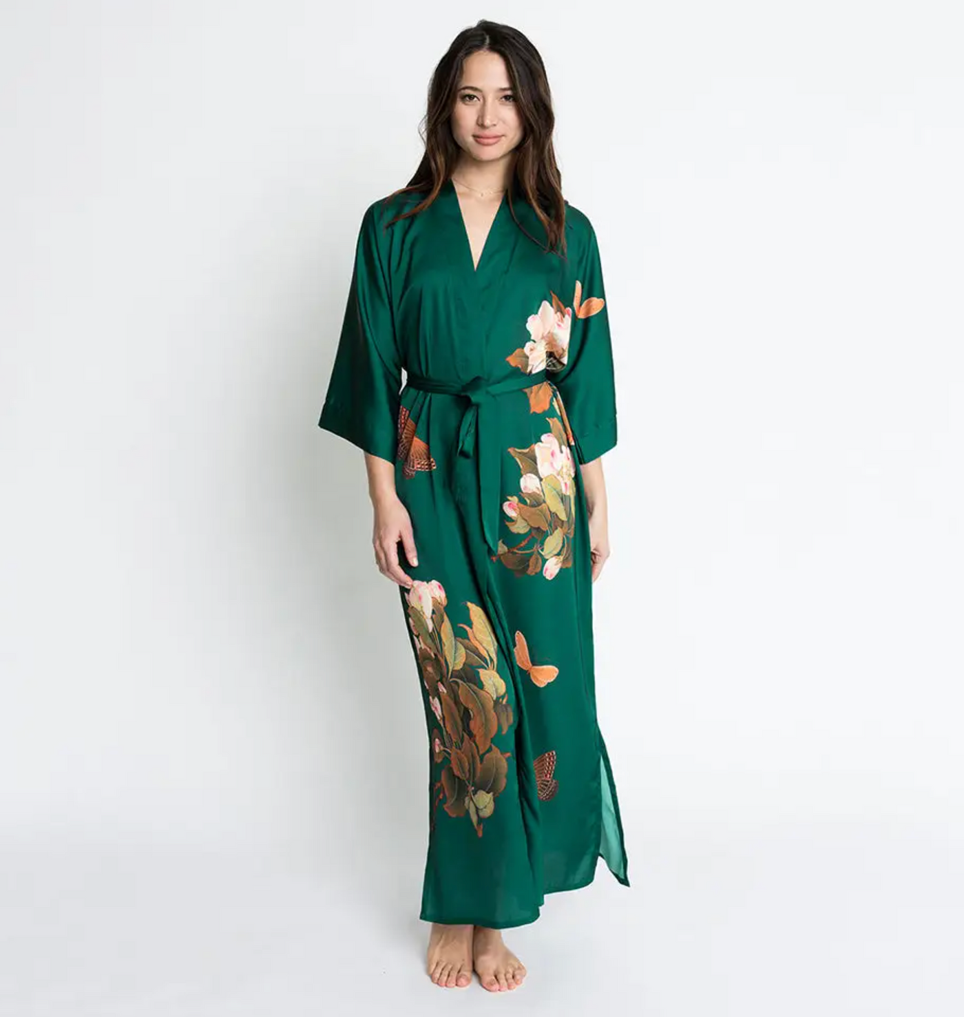 ROBE PEONY & BUTTERFLY LONG