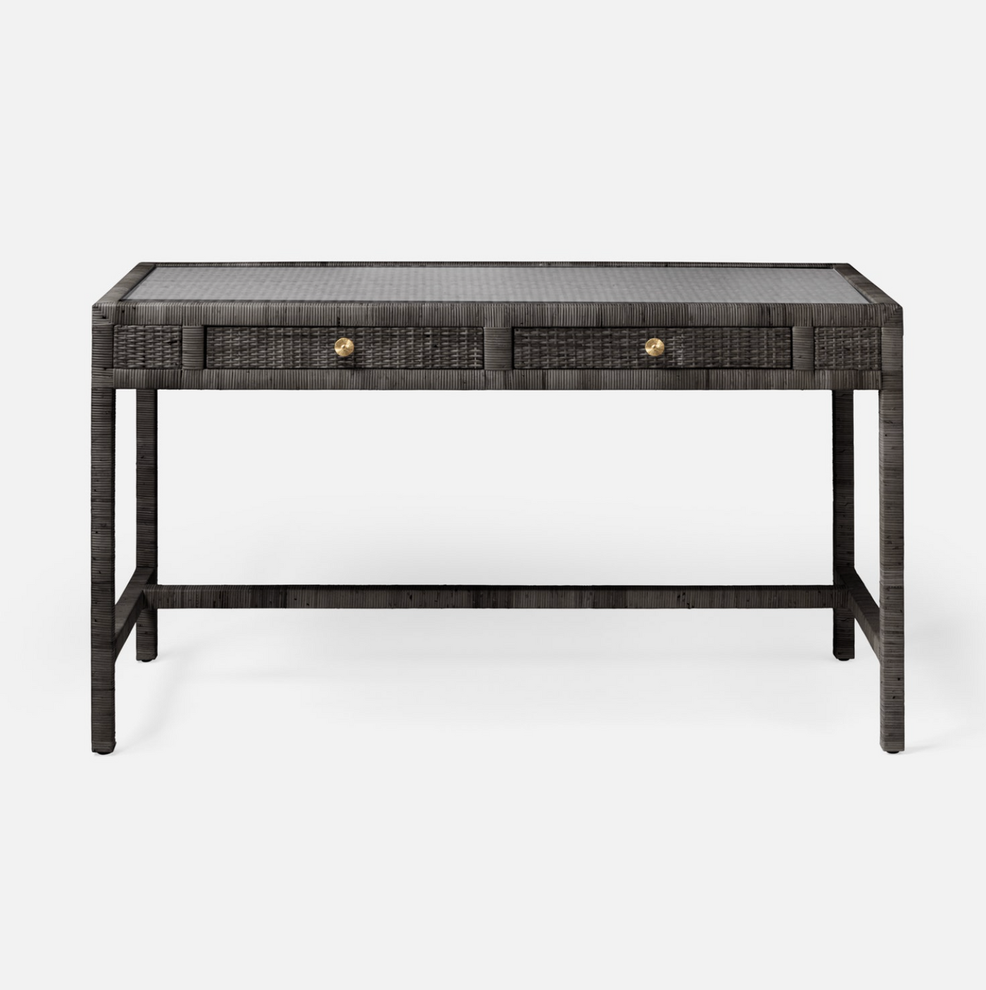 DESK SMOKE PEELED RATTAN #56904