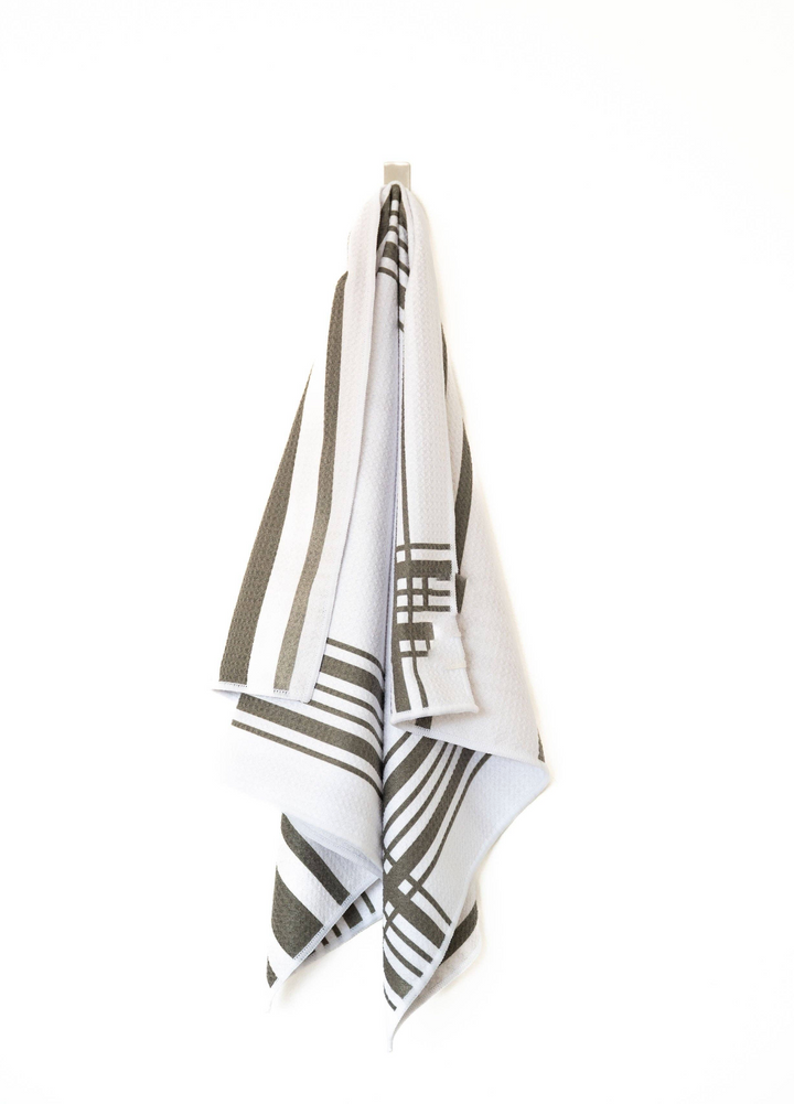 HAND TOWEL WHITE OLIVE