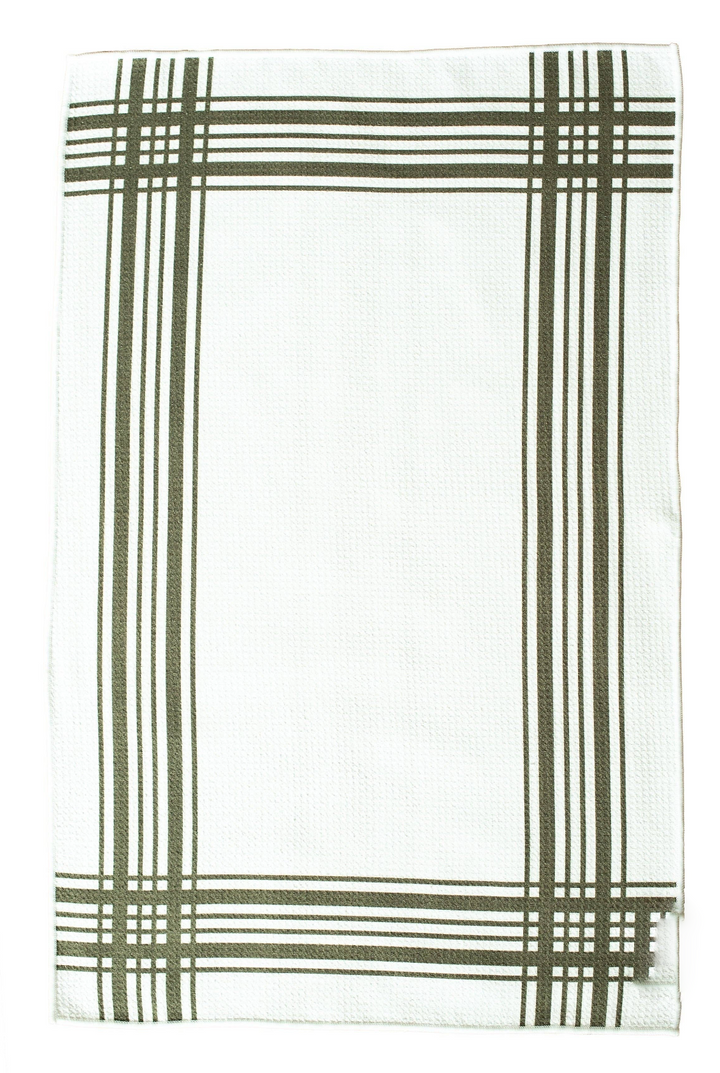 HAND TOWEL WHITE OLIVE