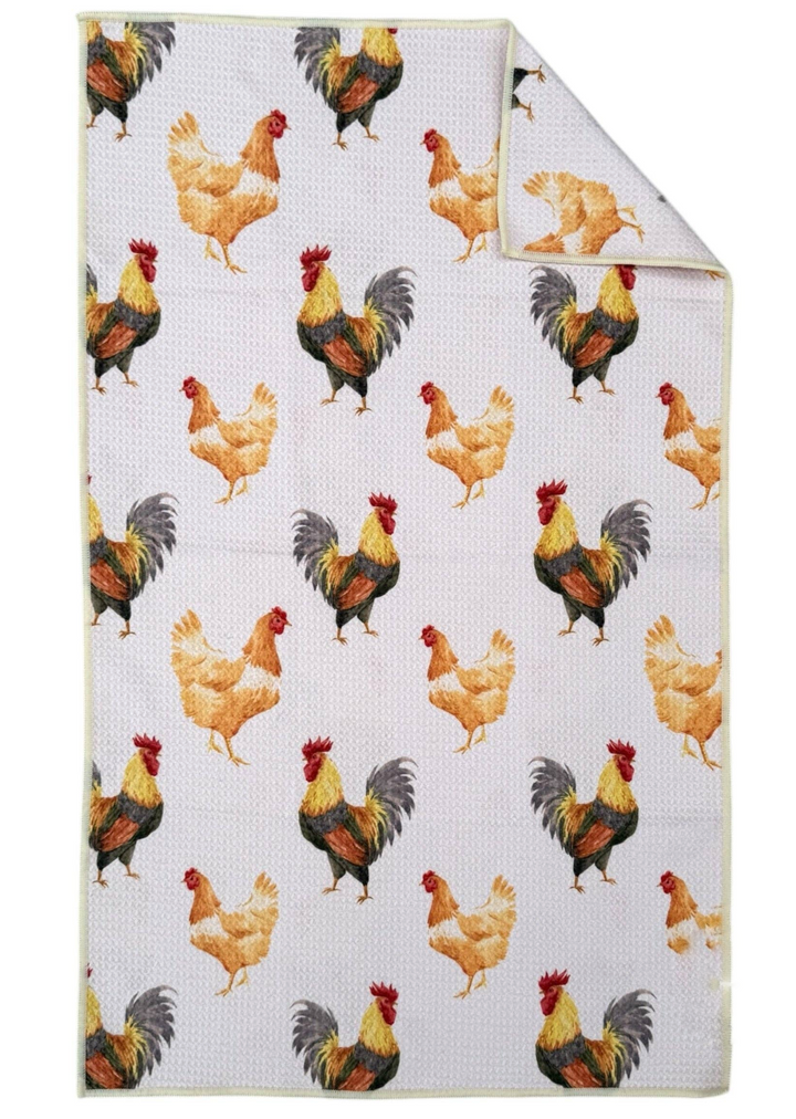 HAND TOWEL COCKADOODLE CREAM
