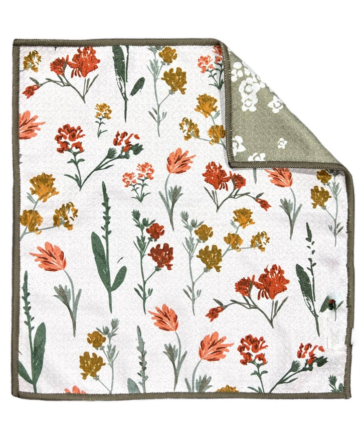 WASHCLOTH MALLORY SAGE GREEN CREAM