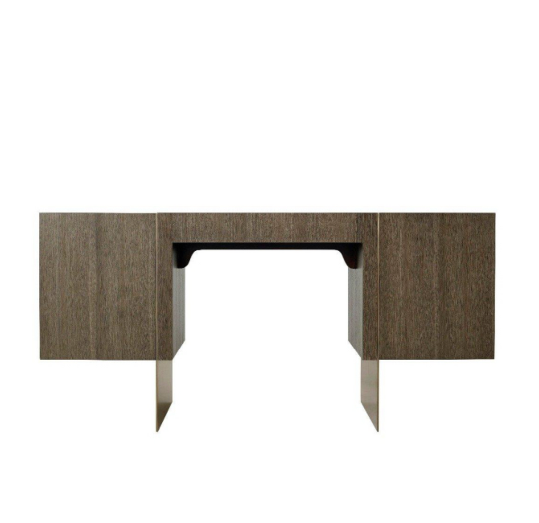 BLOCK DESK WOOD & METAL #72582