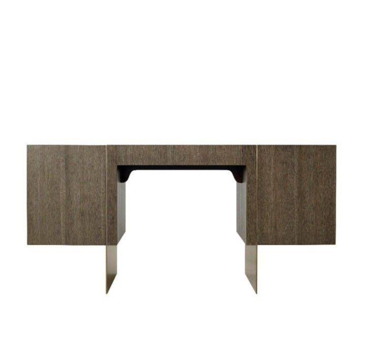 BLOCK DESK WOOD & METAL #72582