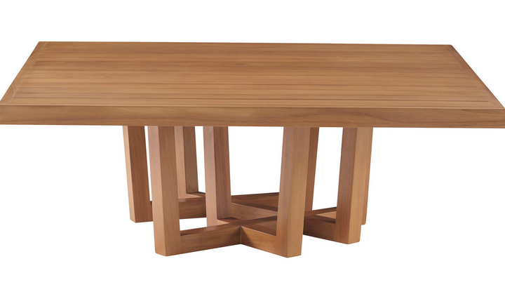 CUTTER SQUARE COCKTAIL TABLE - WOOD TOP