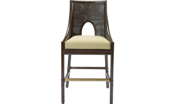 CANED COUNTER STOOL