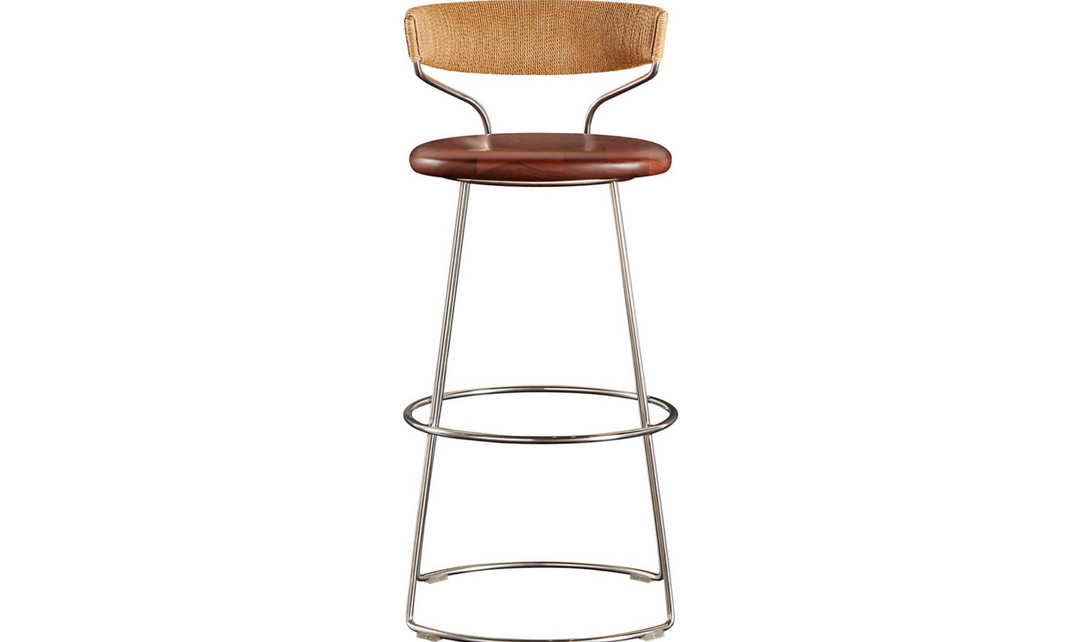 DANISH CORD SWIVEL COUNTER STOOL