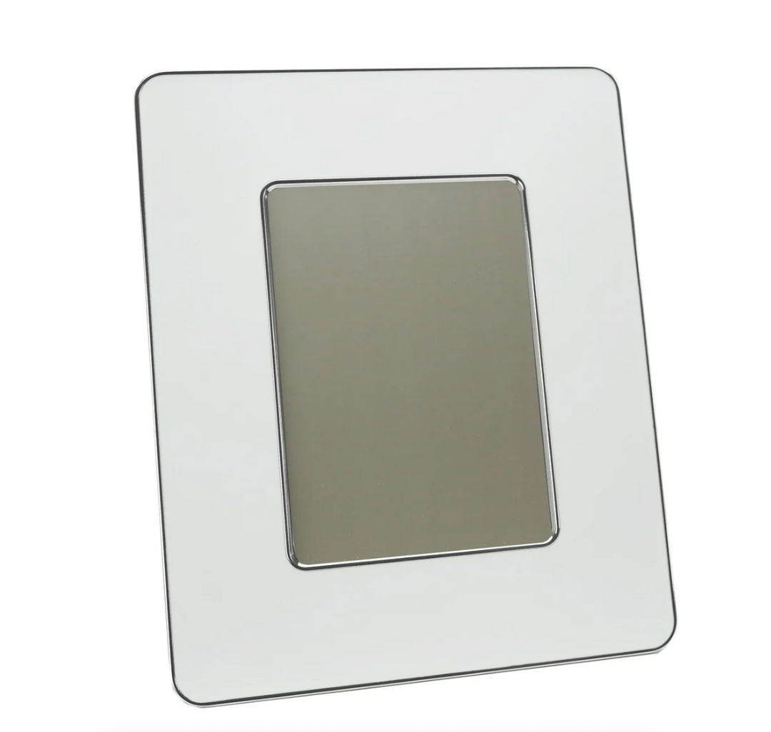 FRAME WHITE & SILVER ENAMEL STUDIO