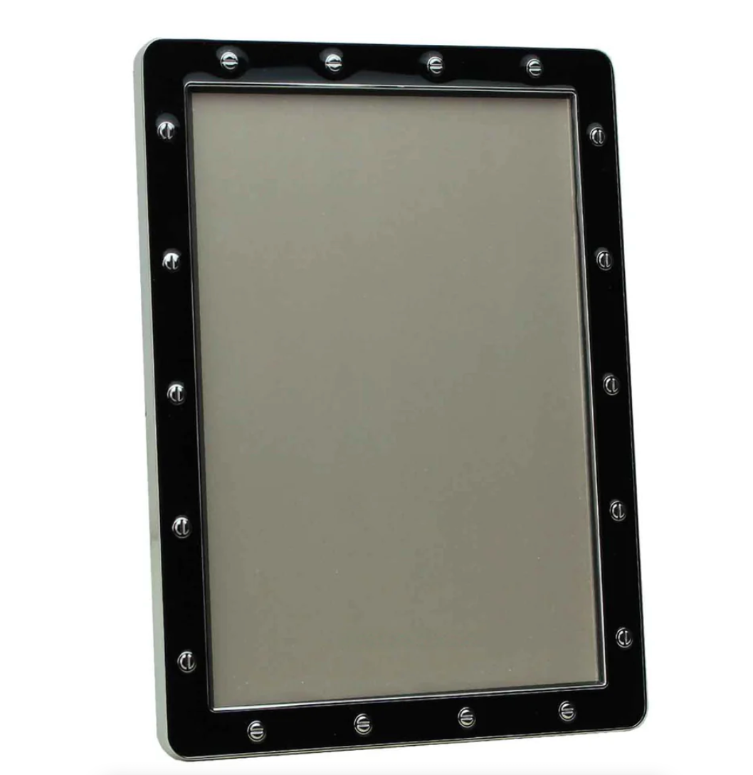 FRAME BLACK ENAMEL&SILVER LOCKET