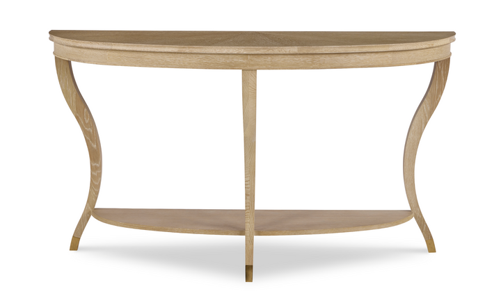 HALLWAY CONSOLE - BLONDE CERUSED