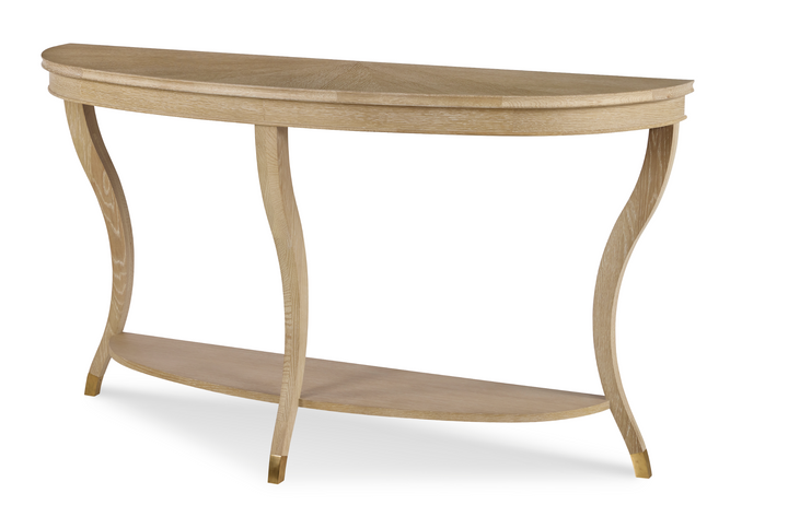 HALLWAY CONSOLE - BLONDE CERUSED