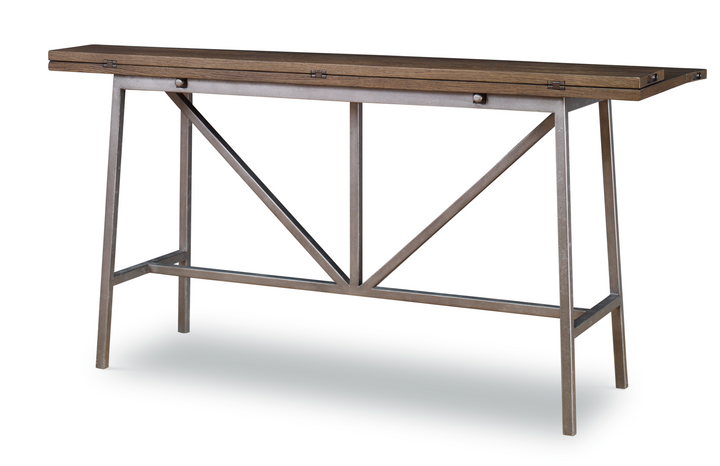 PHILLIP FLIP-TOP TABLE - BROWN RUSTIC