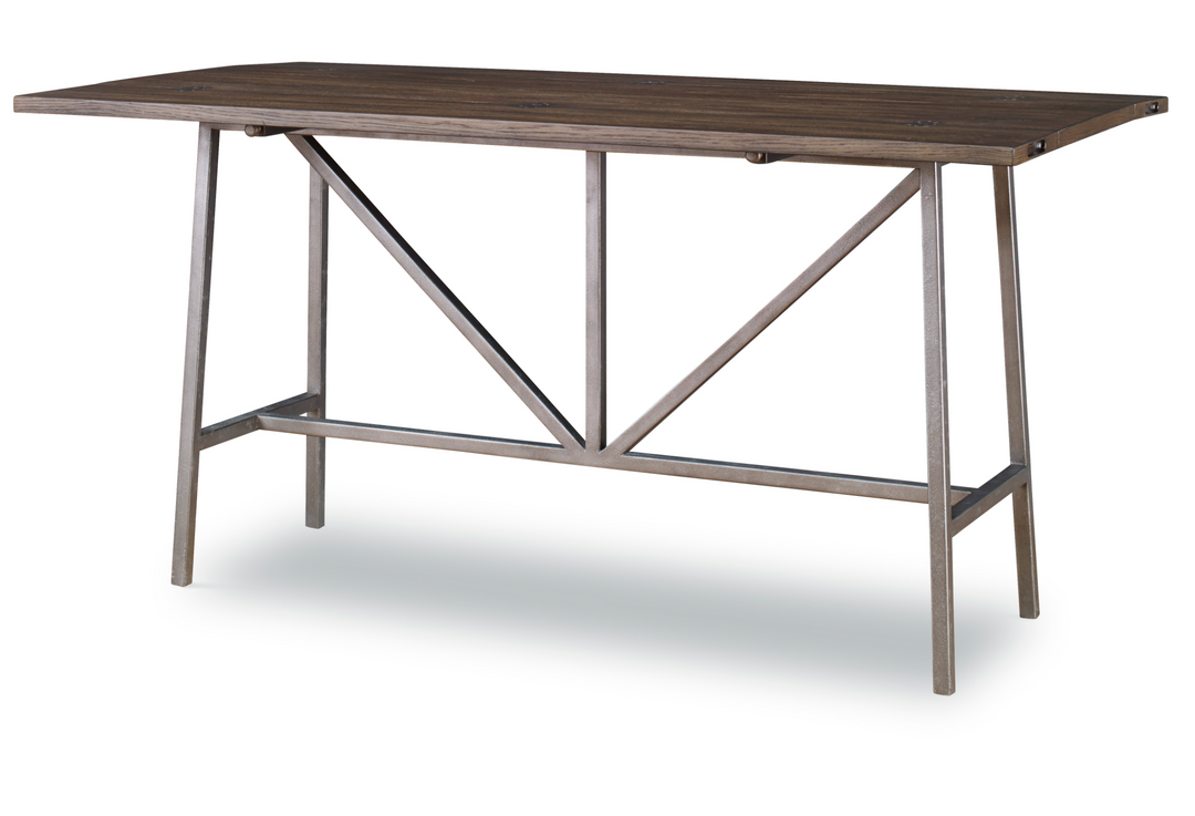 PHILLIP FLIP-TOP TABLE - BROWN RUSTIC