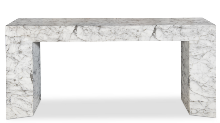 CADENCE CONSOLE TABLE - FAUX MARBLE