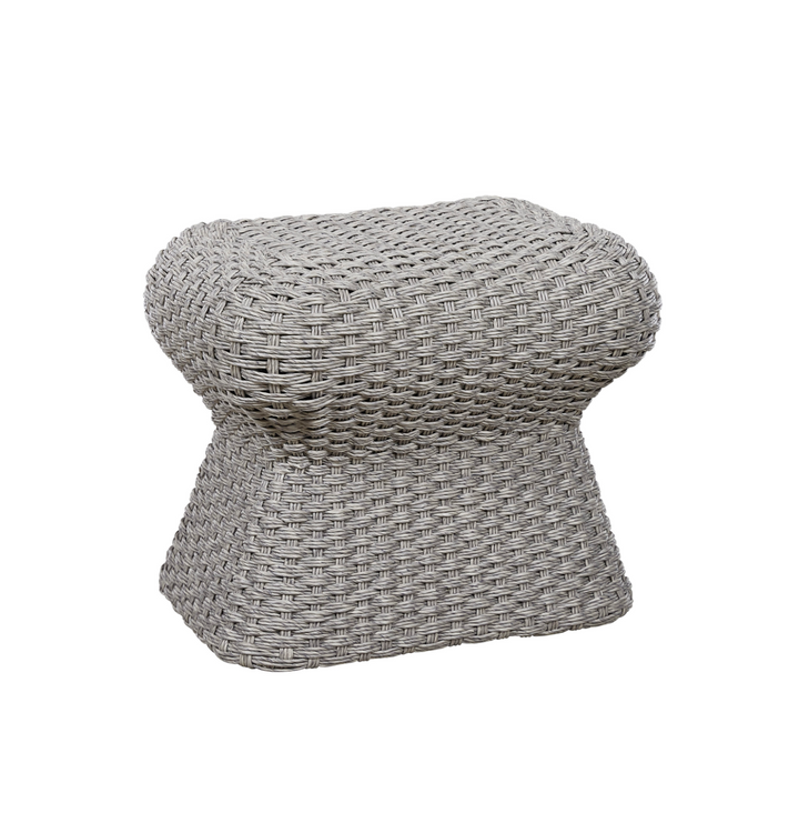 WARREN OUTDOOR OTTOMAN - GREY