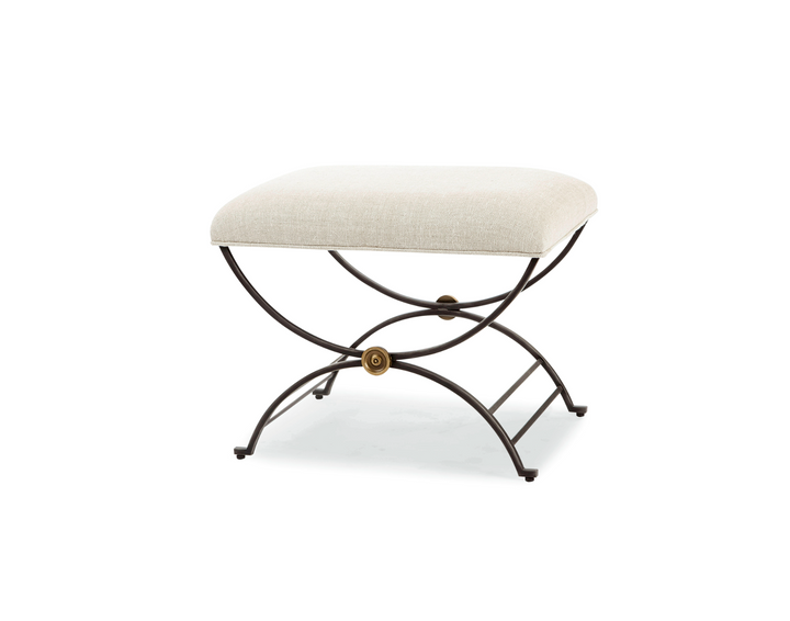 NILES BENCH WITH FABRIC SEAT