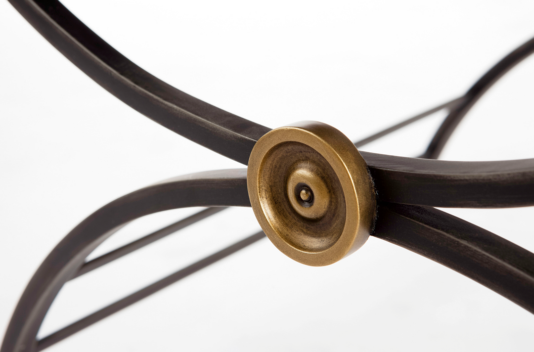 NILES BENCH WITH FABRIC SEAT